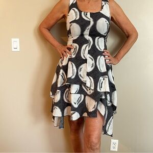 Elegant High-Low Sleeveless Dress